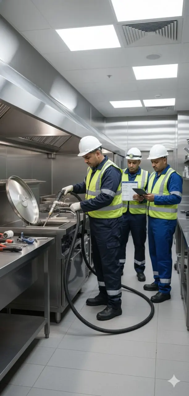 سحب وتنظيف صفيات المطاعم بالرياض